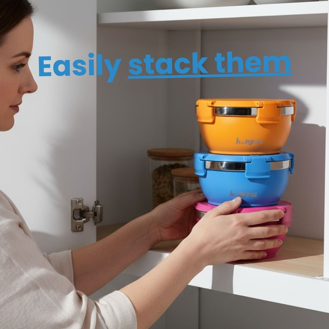 6" Wide Mouth Lightning Yellow Hot Bowl - 16oz