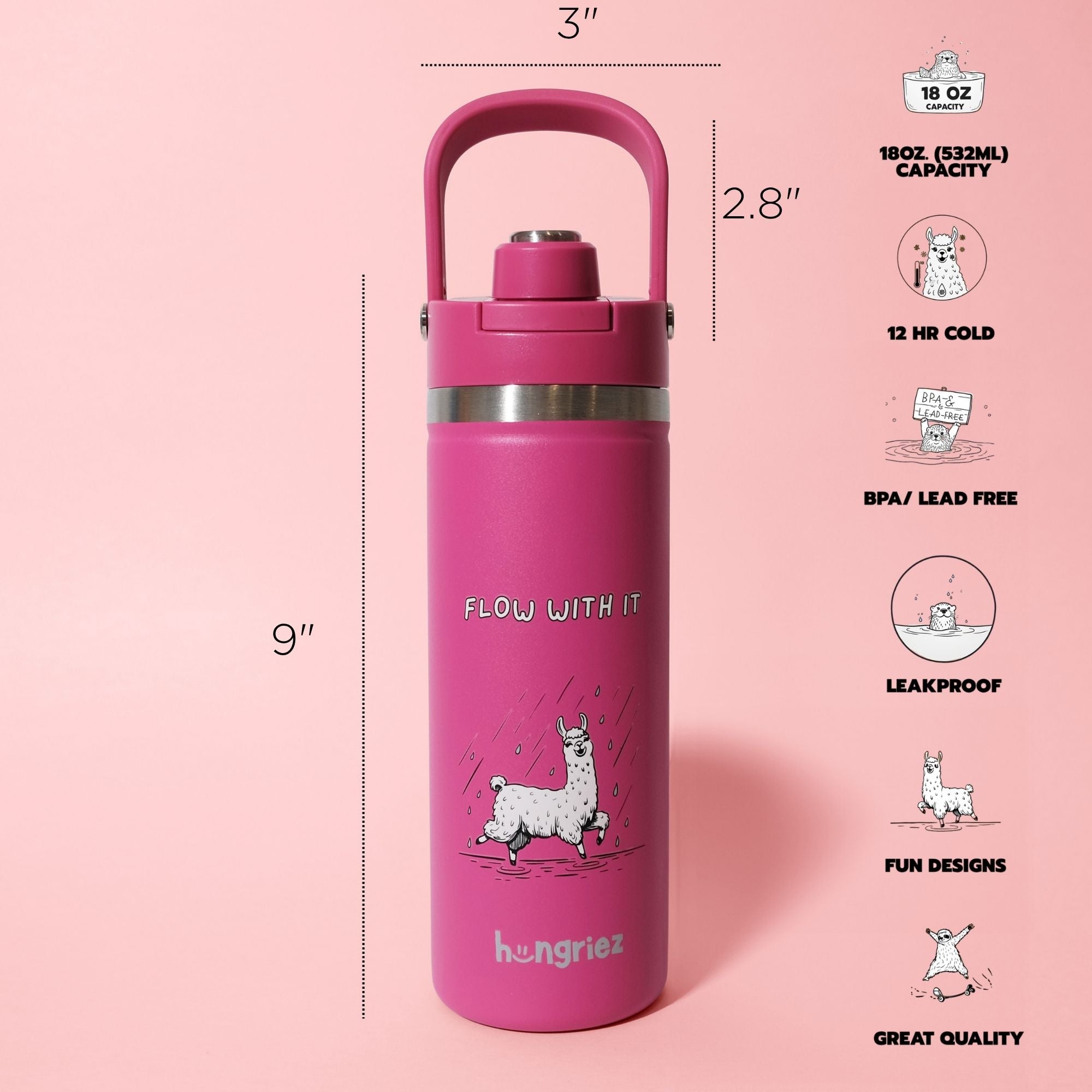 Flow With It Wavez Bottle - 18oz.