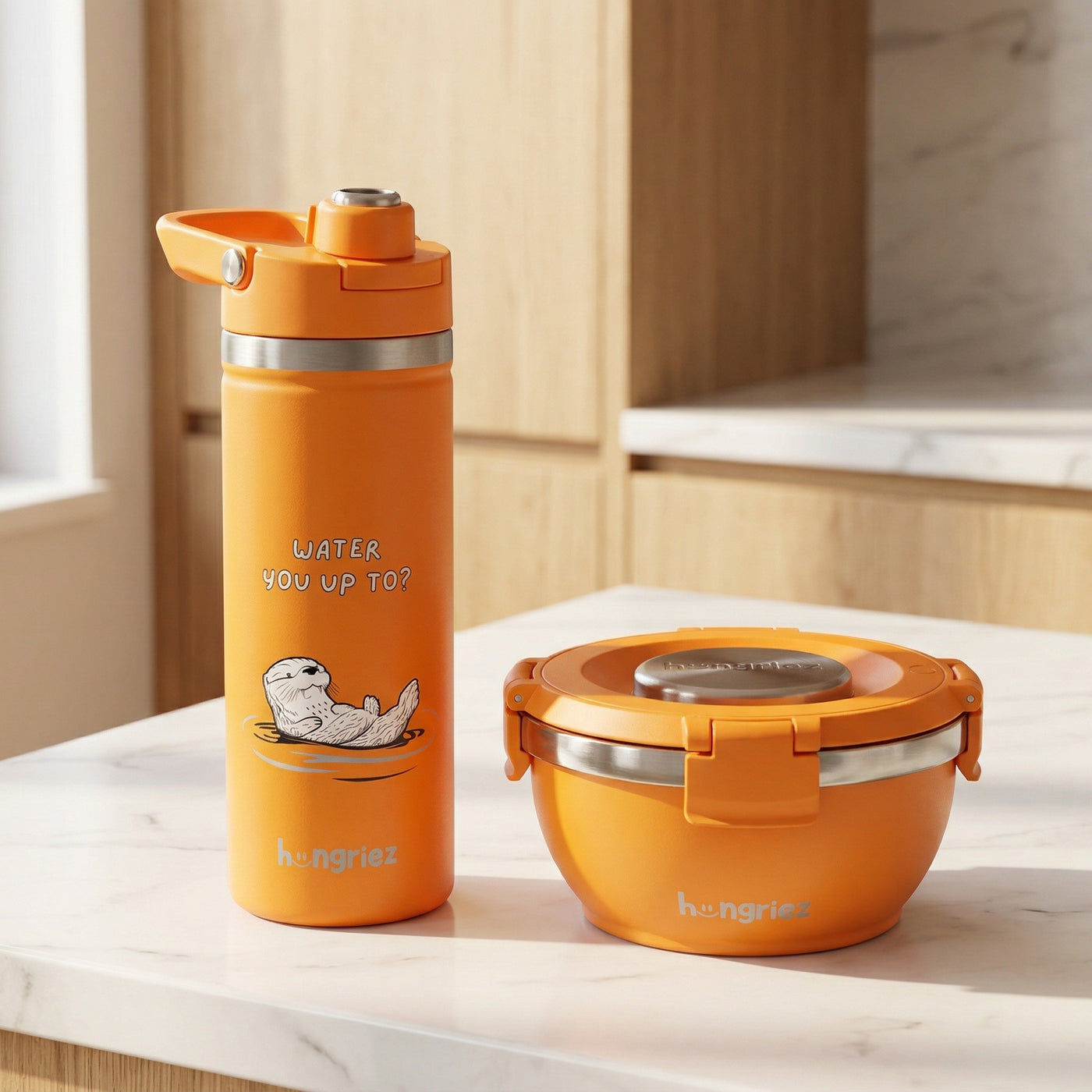 The Hungriez™ Hot Lunch Bundle — Tiger Orange