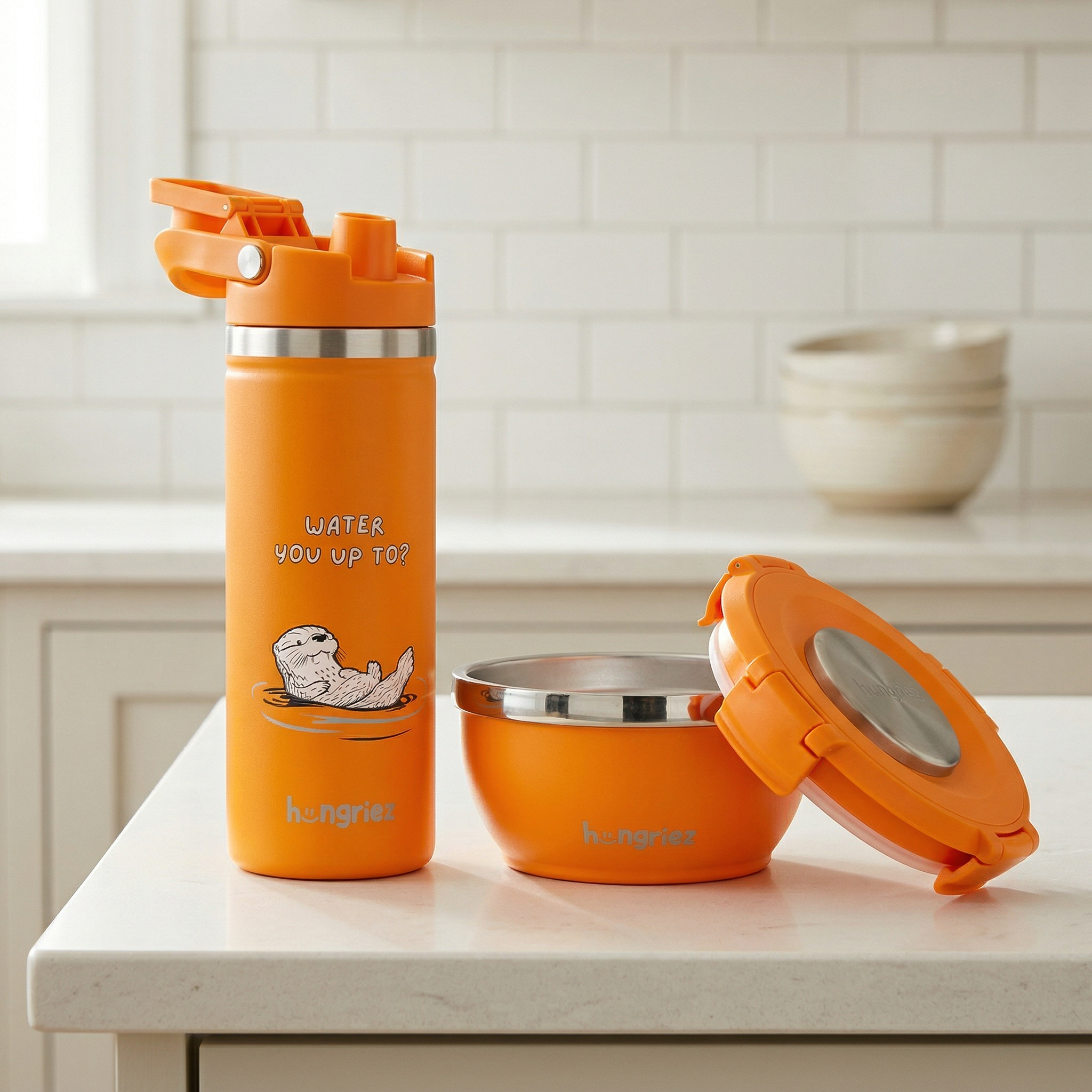 The Hungriez™ Hot Lunch Bundle — Tiger Orange