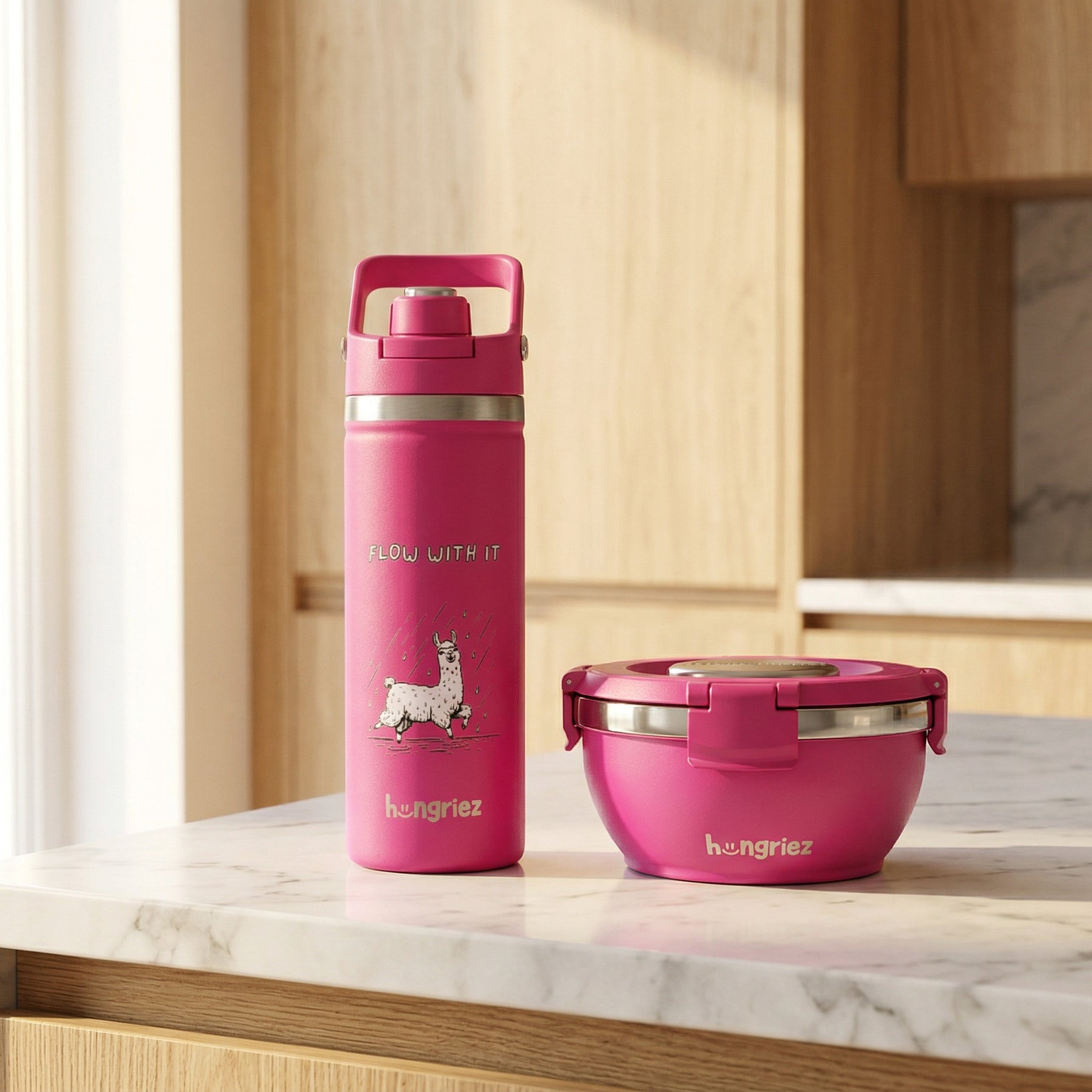 The Hungriez™ Hot Lunch Bundle —  Hot Pink