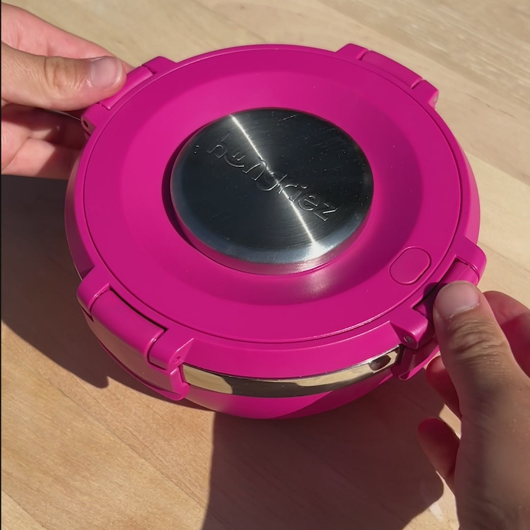 video of wide mouth thermos opening